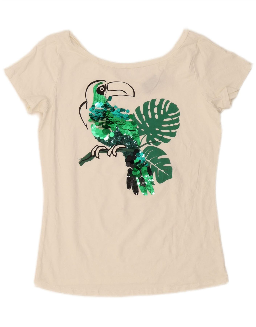 Tricou grafic Liu Jo pentru femei Top UK 14 Medium White