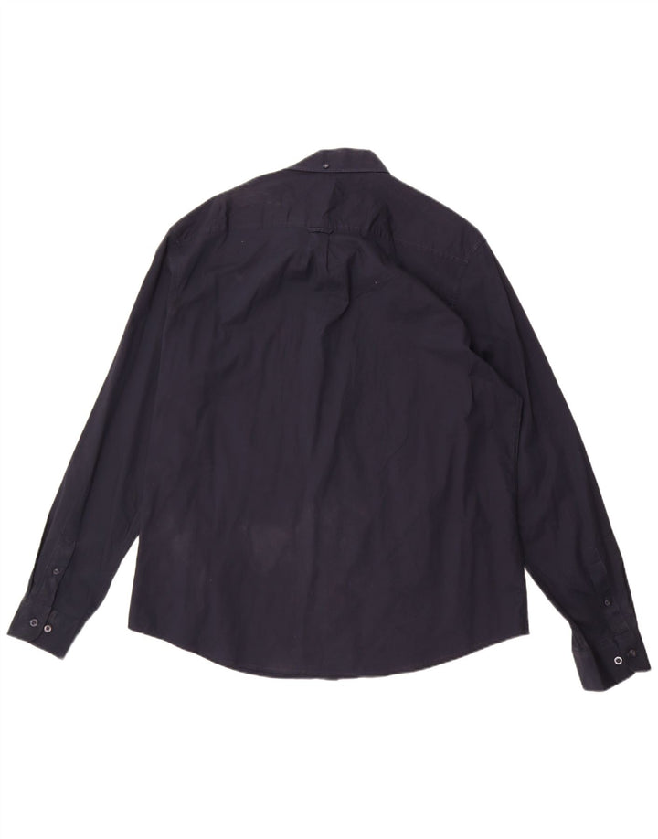 Cămașă pentru bărbați Penguin 2XL din bumbac bleumarin