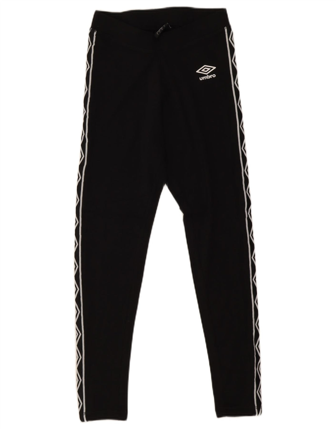 Jambiere grafice pentru femei Umbro UK 10, bumbac negru mic