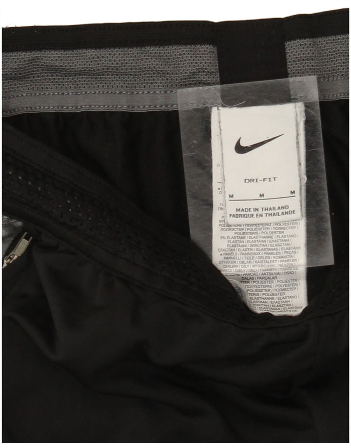 Pantaloni de trening NIKE Dri Fit pentru bărbați, negru mediu, poliester bloc de culoare