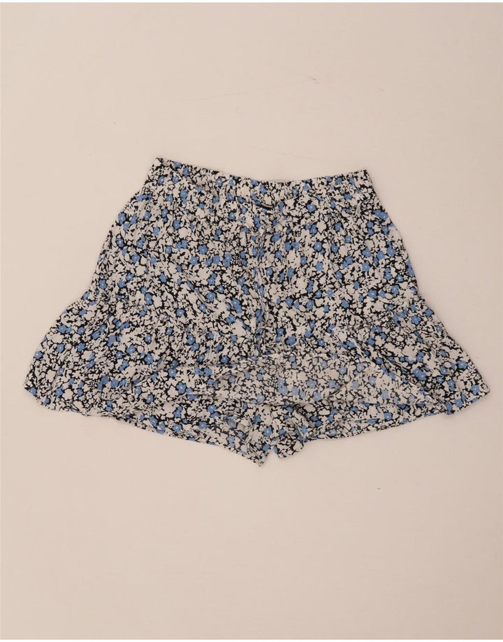Pantaloni de damă Zara Mici W26 Viscoză Florală Multicoloră