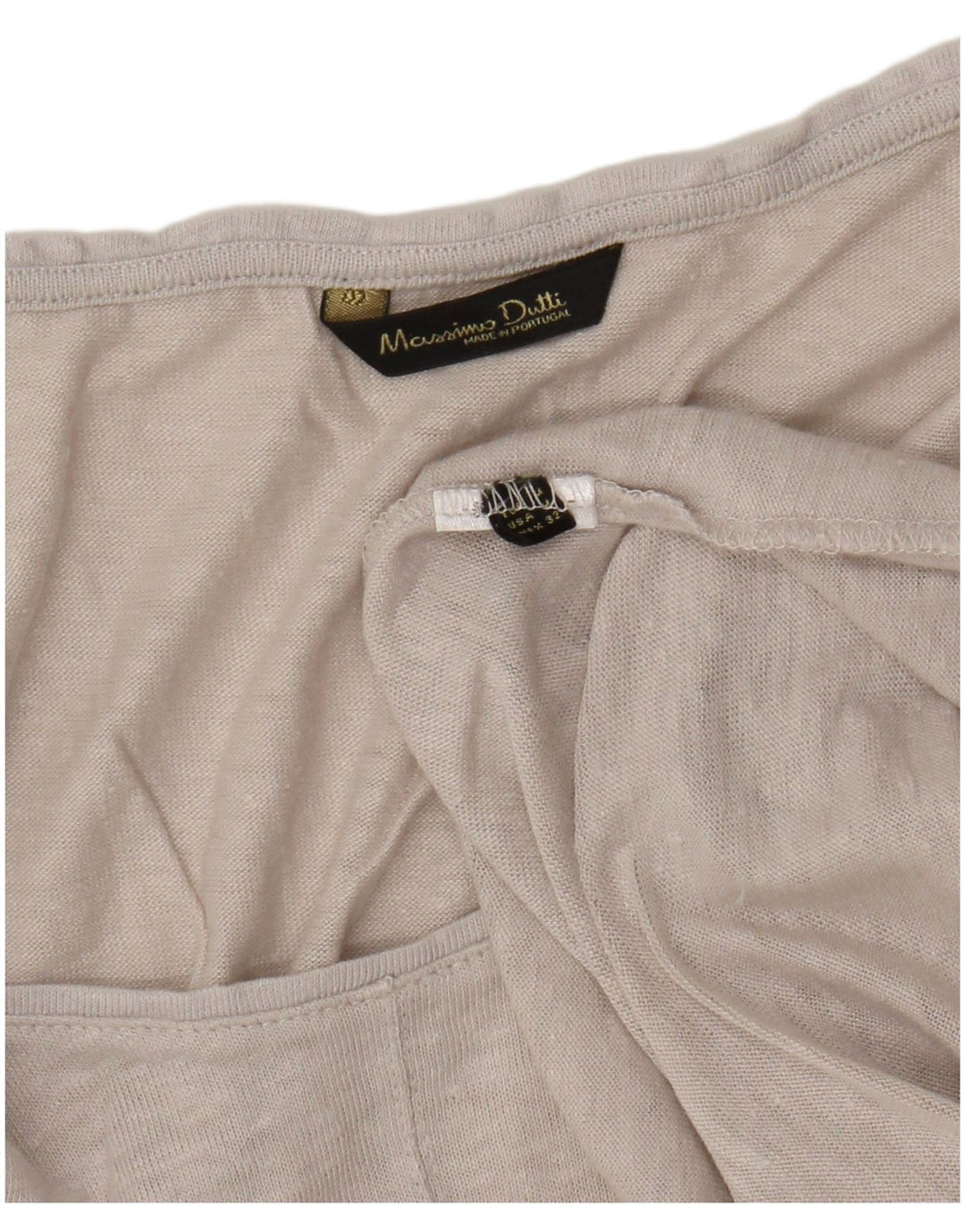 Bluză supradimensionată Massimo Dutti pentru femei UK 14 Bej mediu