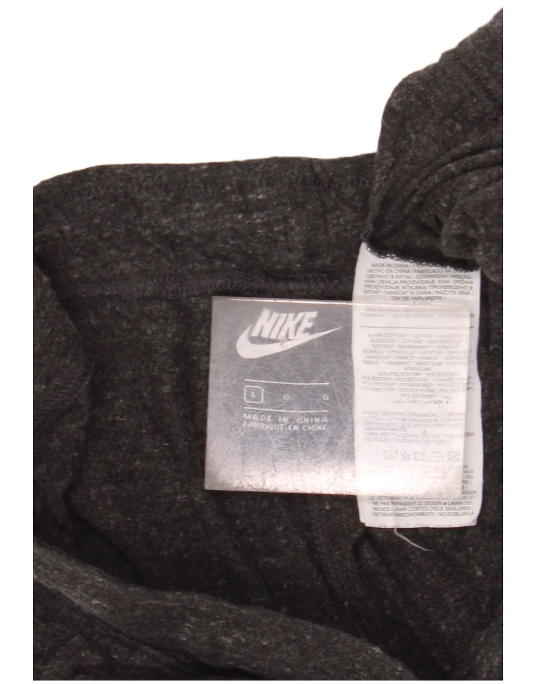 Pantaloni scurti sport NIKE pentru femei UK 16, mari, gri bumbac