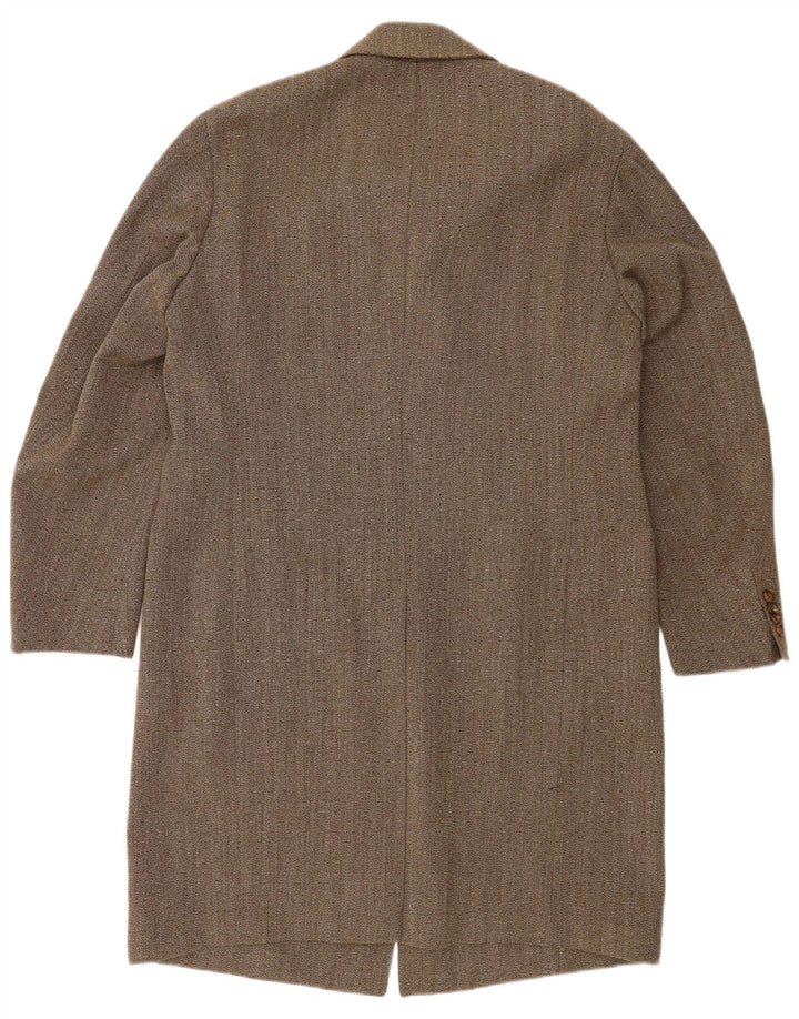 Pardesiu vintage pentru bărbați IT 54 2XL Lână maro