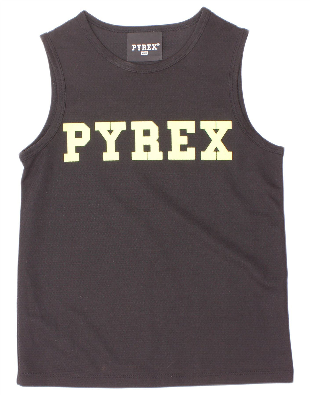 Pyrex Boys Graphic Vest Top 10-11 ani Poliester negru mic
