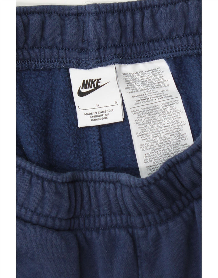 Pantaloni de trening grafic pentru bărbați NIKE Pantaloni de jogging mari, bleumarin, color block