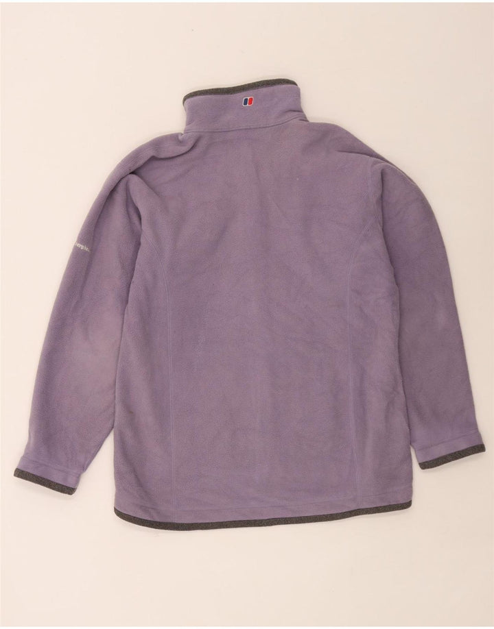 Jachetă fleece pentru femei Berghaus UK 12 Mov mediu Poliester color bloc