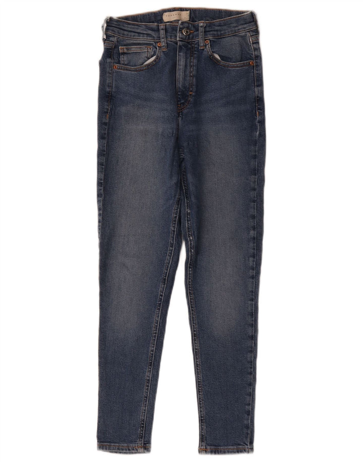 Topshop Blugi Jamie Skinny pentru femei W28 L30 poliester albastru