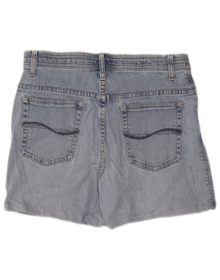 Pantaloni scurți din denim LEE pentru femei US 10 Large W34 Blue Bumbac