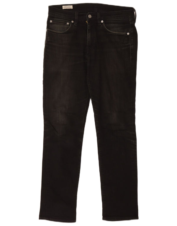 Blugi slim pentru bărbați Levi's W31 L29 bumbac negru