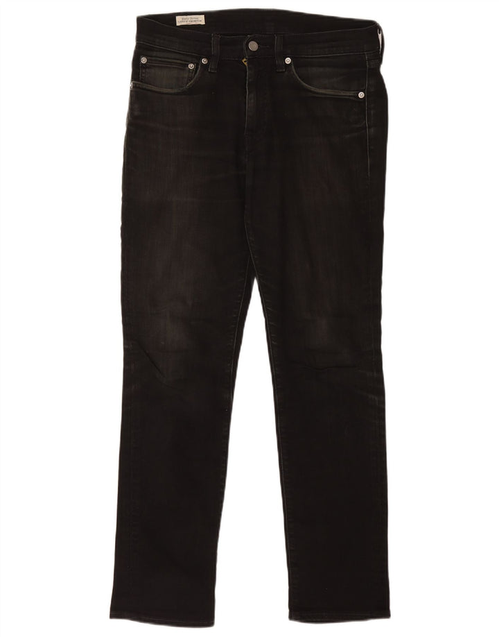 Blugi slim pentru bărbați Levi's W31 L29 bumbac negru