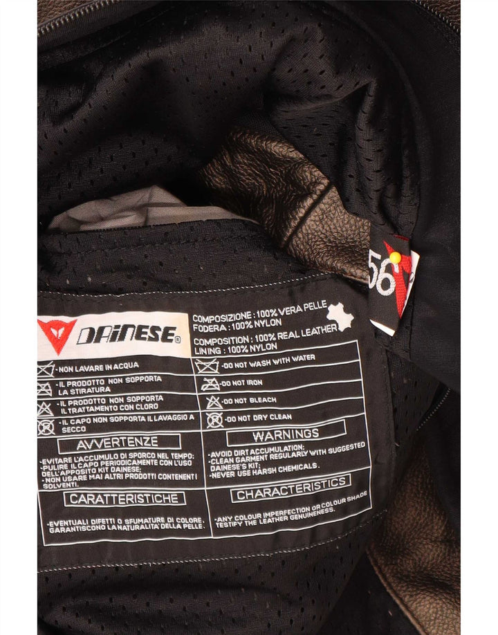 Jachetă Dainese Graphic Racer pentru bărbați IT 56 XL Maro Colorblock