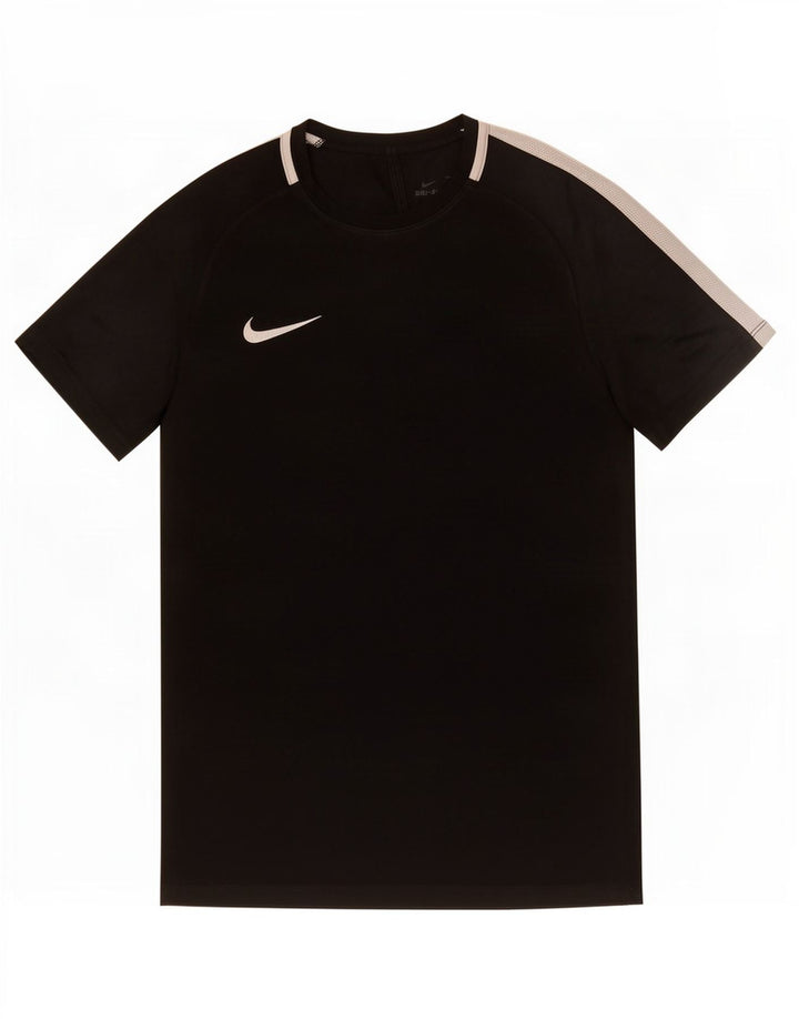 Tricou Nike Dri Fit pentru bărbați Top Mediu Negru Poliester Bloc de culoare