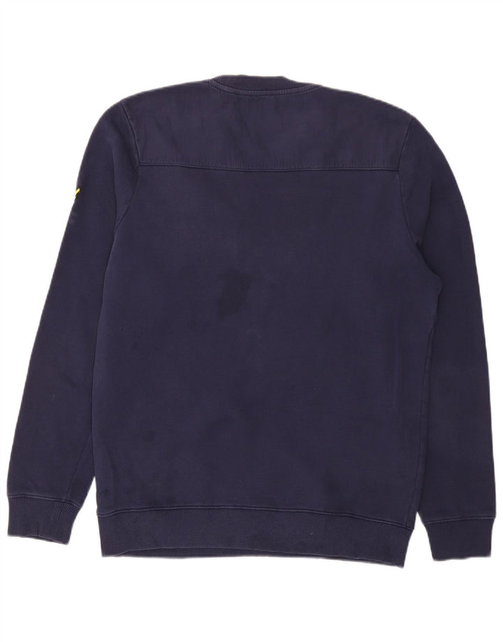 LYLE & SCOTT Hanorac pentru bărbați Pulover mediu din bumbac bleumarin