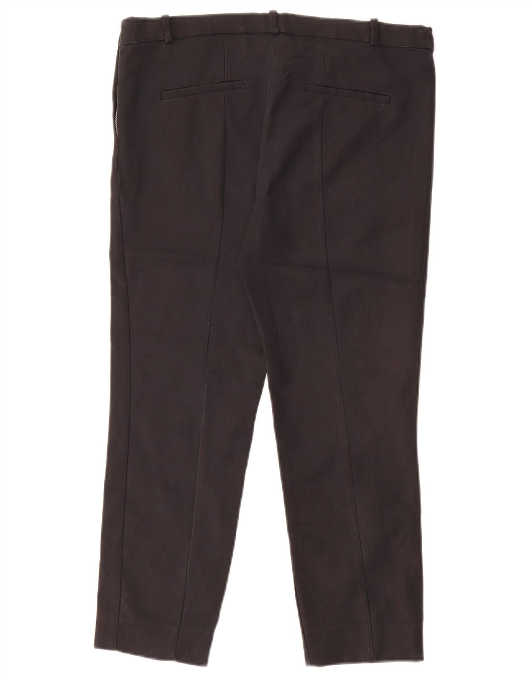 Pantaloni tăiați pentru femei Zara, mari, L34 L24, negri