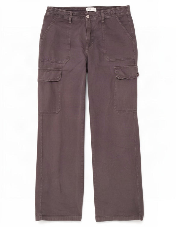 Pantaloni cargo drepti pentru bărbați Zara EU 42 Large W32 L31 Gri