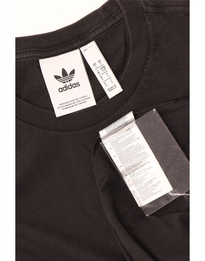 Tricou pentru bărbați Adidas Top mic, negru, bumbac