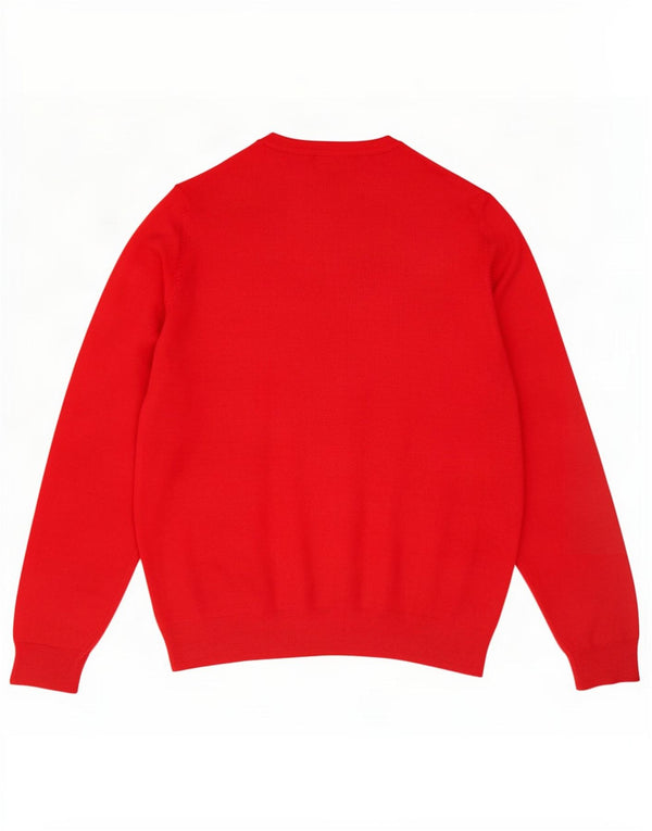 Pulover cardigan pentru femei Marks & Spencer UK 22 3XL Red Viscose