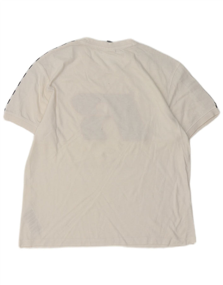 RUSSELL ATHLETIC Tricou cu grafic pentru femei Top mic Bumbac alb