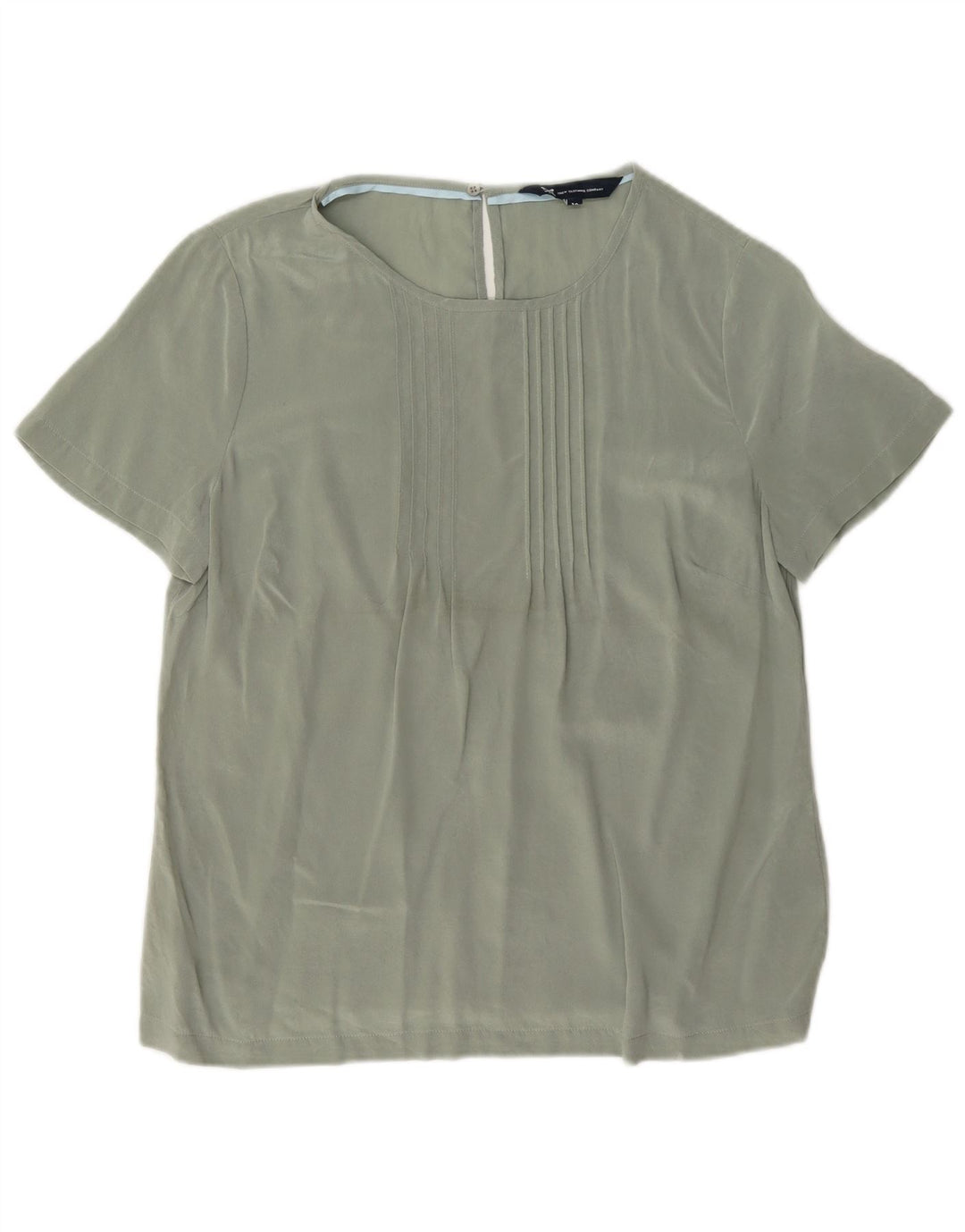 Crew Clothing Bluză pentru femei Top UK 12 Medium Green Silk