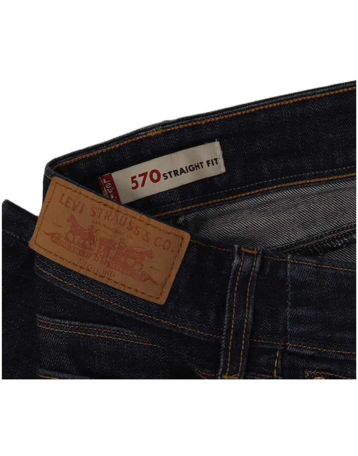 Blugi drepti 570 pentru femei Levi's W26 L28 bleumarin