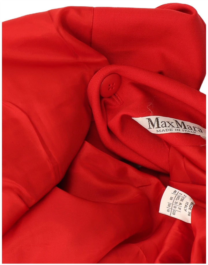 Blazer supradimensionat pentru femei Max Mara, roșu mic, 10 UK