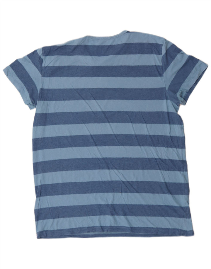 Tricou pentru bărbați Gap Top XL Bumbac cu dungi albastre