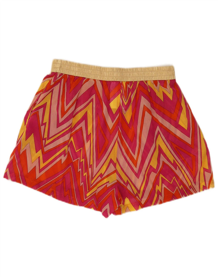 Pantaloni scurți Missoni pentru femei cu talie înaltă Mici W26 poliester geometric geometric