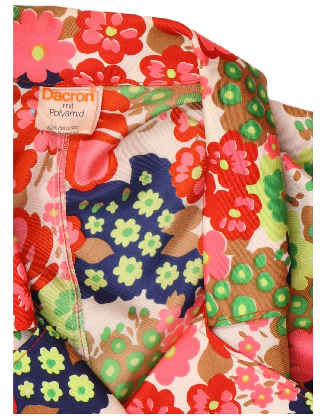 VINTAGE Jachetă cu mânecă scurtă pentru femei UK 12 Medium Multicolor