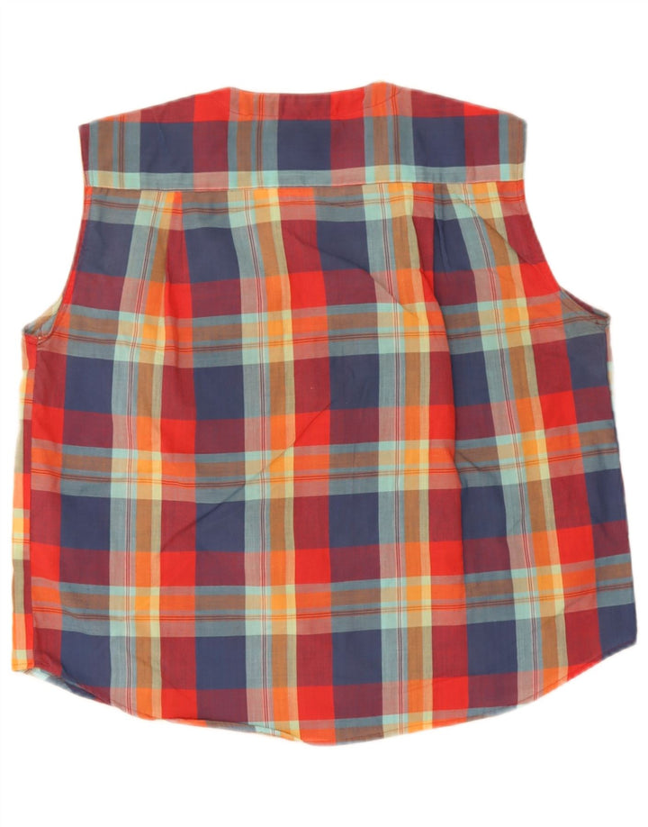 Antica Camiceria Pulover Femei UK 18 XL Multicolor Check