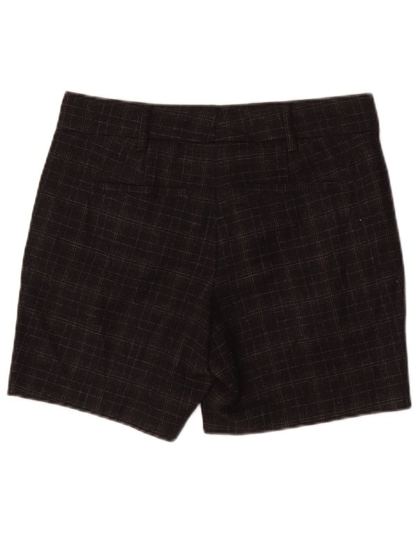 Pantaloni scurți chino pentru femei Benetton IT 38 XS W28 Lână cu carouri gri