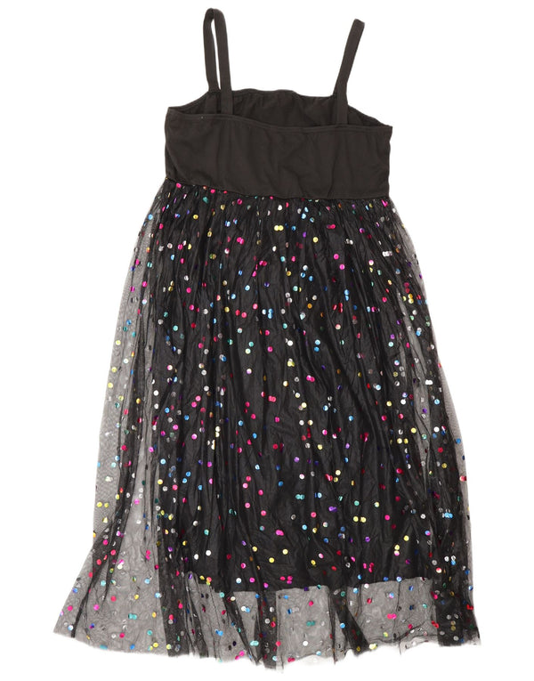 Rochie Empire fără mâneci pentru femei Curve, Marea Britanie 20 2XL, negru pete