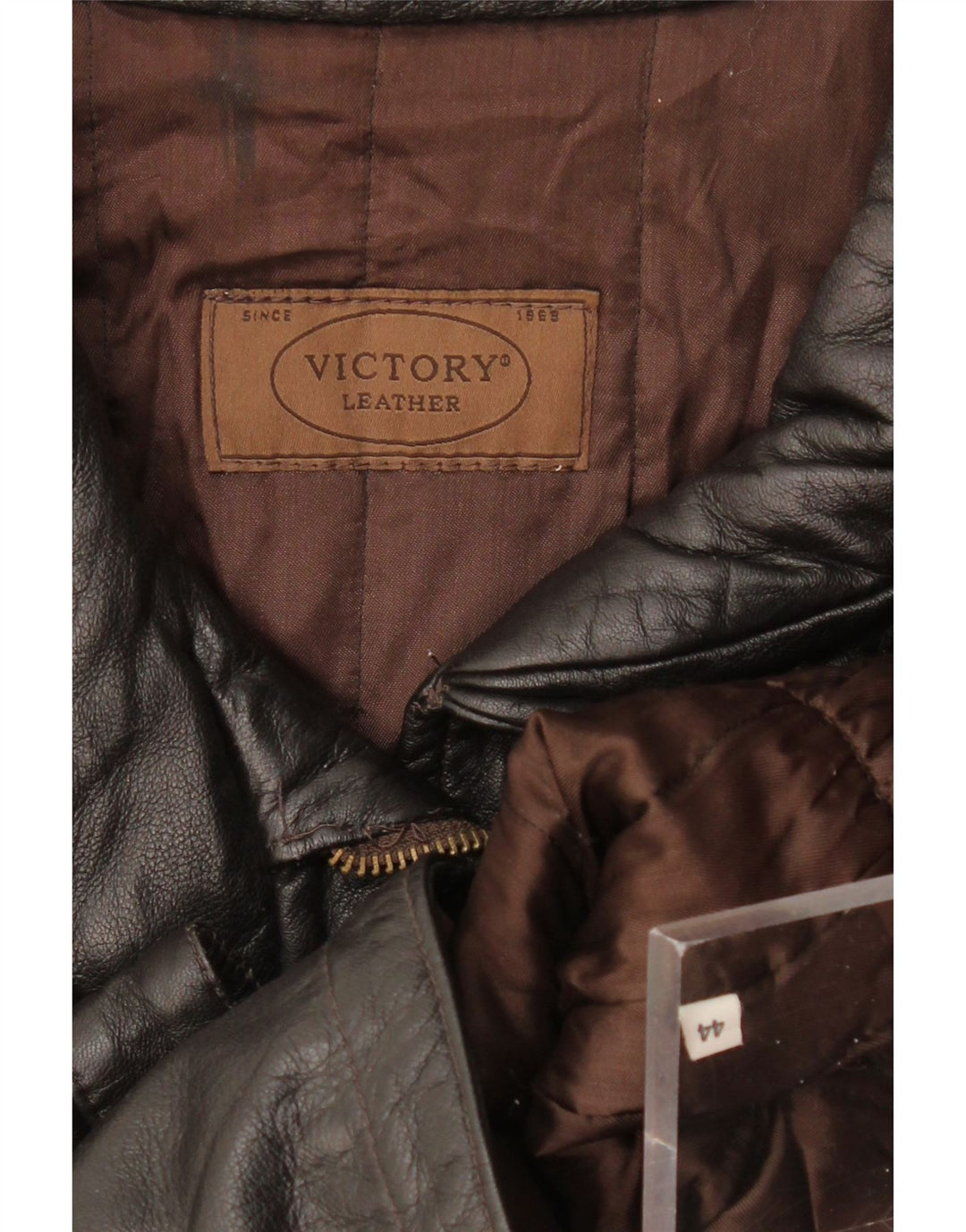 Geacă de piele Victory pentru femei IT 44 Medium Black Leather