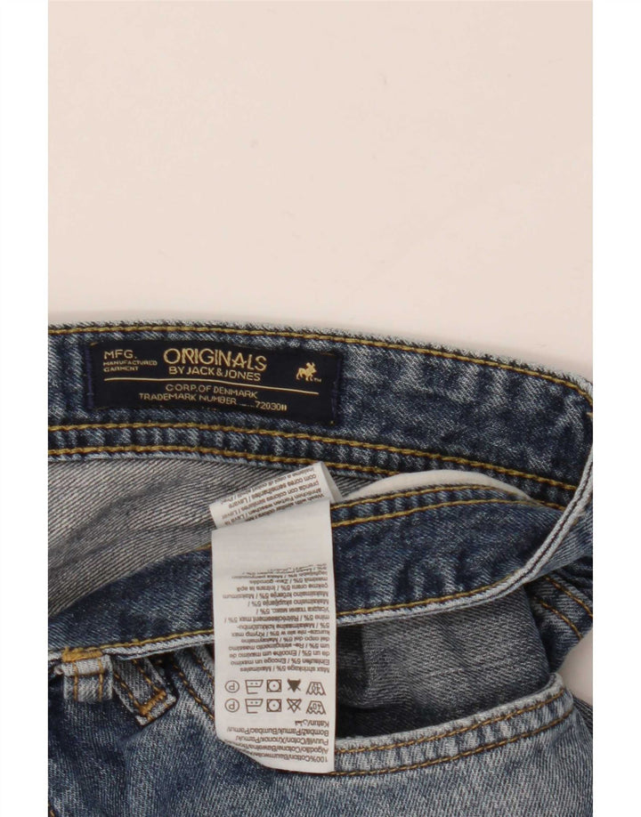 Pantaloni scurți din denim Jack & Jones pentru bărbați, mari W36, bumbac albastru
