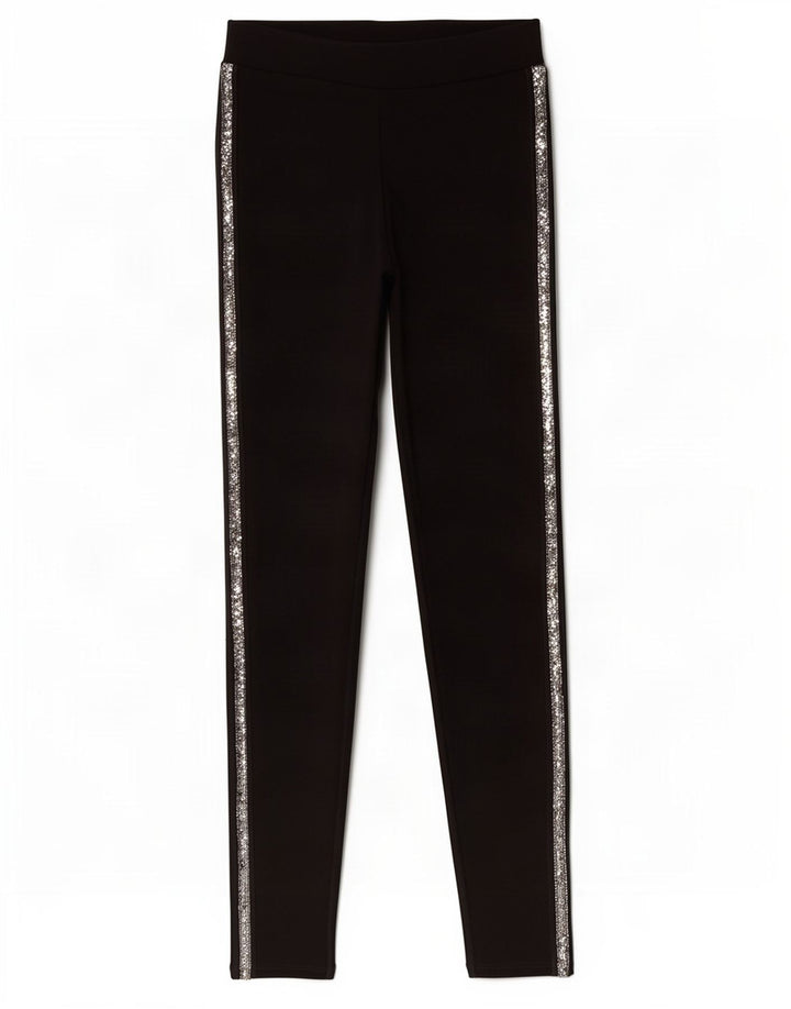 Leggings pentru femei Zara UK 8 Small Black Viscose