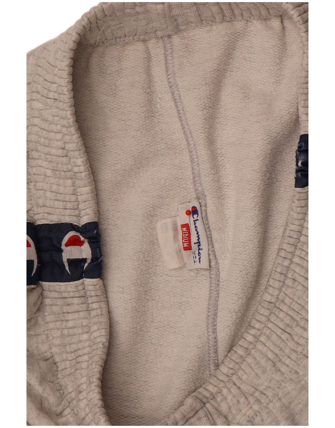Pantaloni de trening grafic pentru bărbați Champion, gri mediu, bumbac color bloc