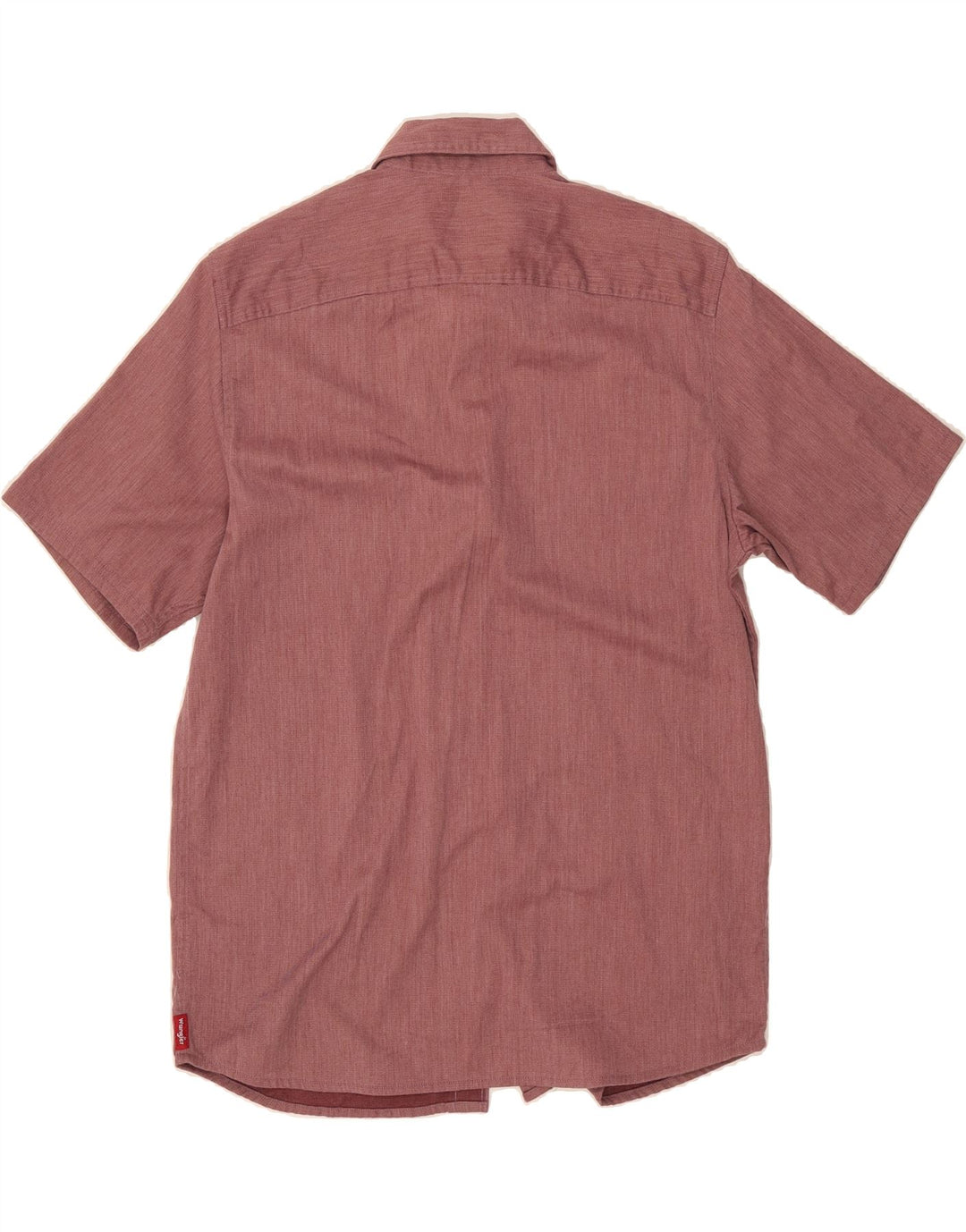 WRANGLER Mens Short Sleeve Shirt Medium Red Cotton Vintage Wrangler and Second-Hand Wrangler from Messina Hembry 
