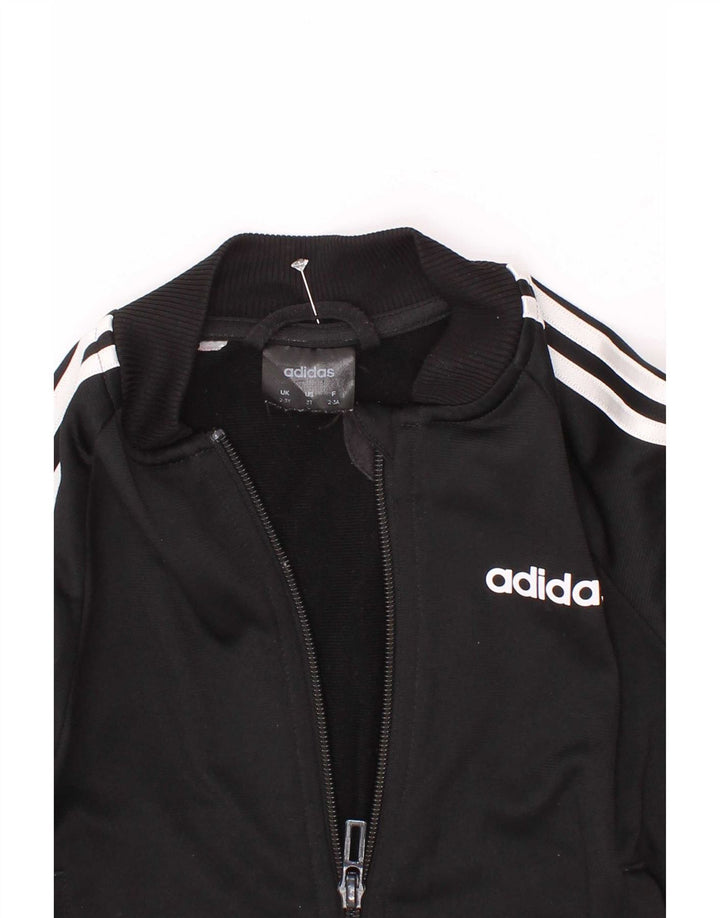 Jachetă de trening pentru băieți Adidas 2-3 ani, neagră