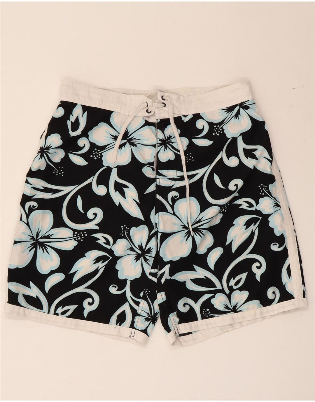 Sundek Pantaloni scurți de înot pentru bărbați IT 50 Poliester floral negru mare