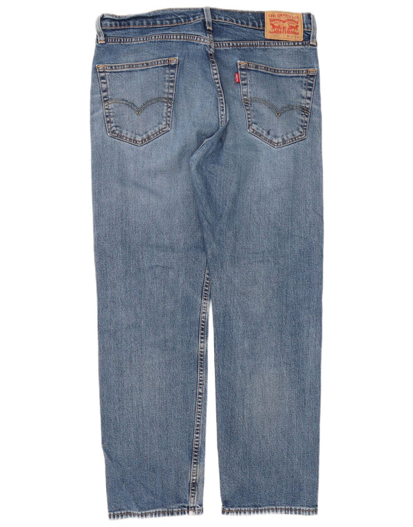 Blugi Levi's 505 Regular Straight pentru bărbați W34 L30 Bumbac albastru