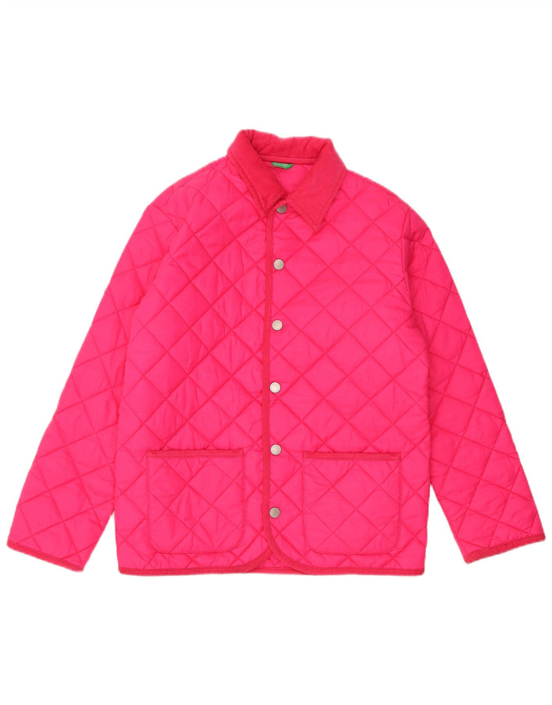 Jachetă matlasată pentru fete BENETTON 11-12 ani XL Roz Poliester