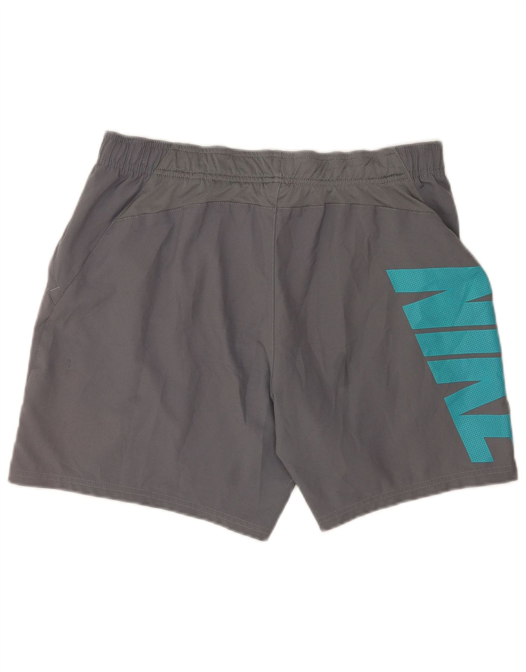 Pantaloni scurți sport Nike Dri Fit Graphic pentru bărbați, mari, gri, poliester