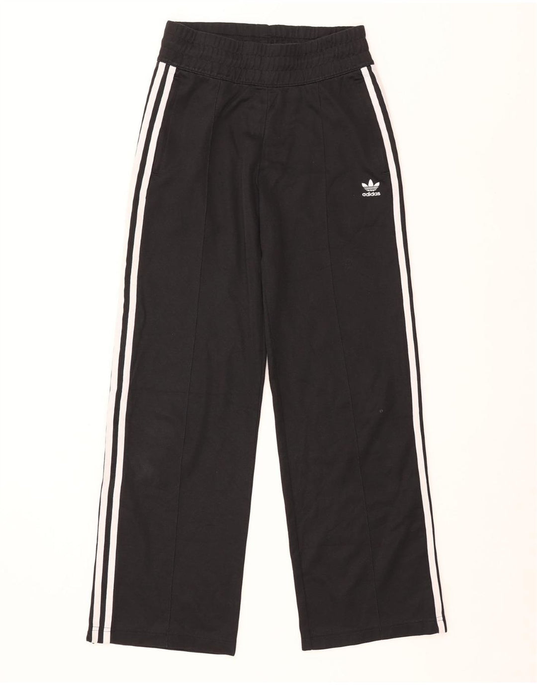 Pantaloni de trening ADIDAS pentru femei UK 8 mic bumbac negru