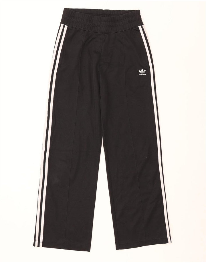 Pantaloni de trening ADIDAS pentru femei UK 8 mic bumbac negru