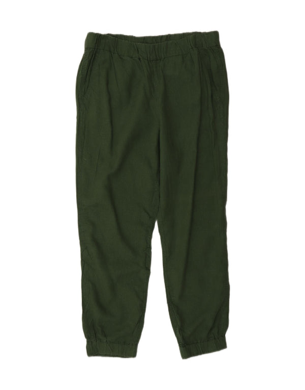 Pantaloni de jogging pentru femei J. Crew Pantaloni casual US 10 Large W32 L27 Green Linen