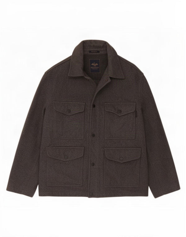 Jachetă Utilitară pentru bărbați Seventy UK 42 XL Lână gri