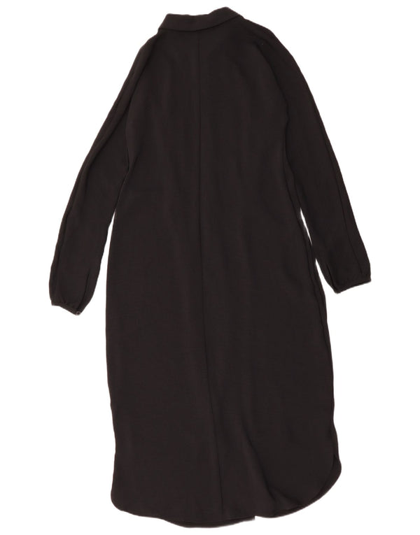 Rochie cămașă cu mânecă lungă, cu mânecă lungă, pentru femei, Marks & Spencer UK 6 XS Negru