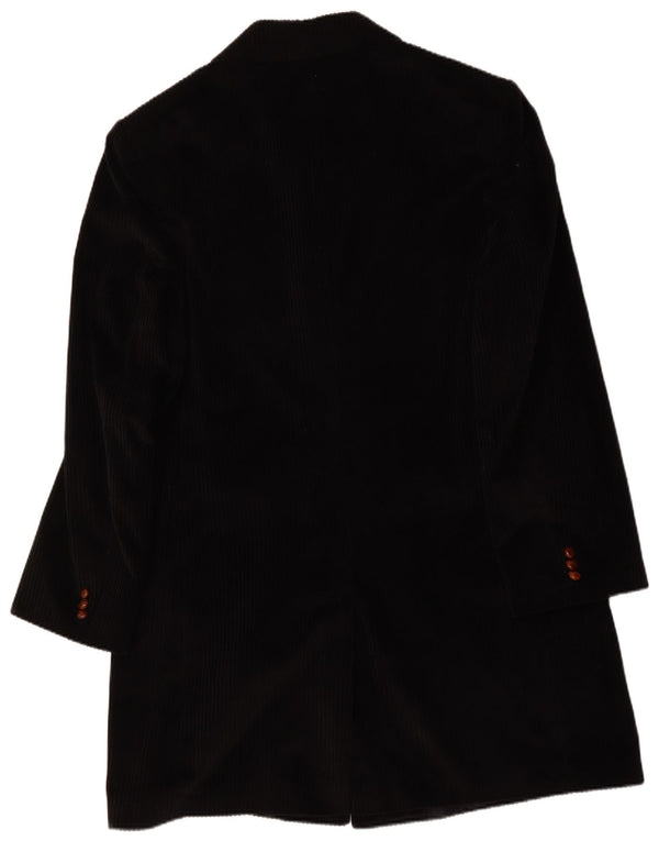 Velluto Duca Visconti Pardesiu bărbați din velur IT 58 4XL Negru