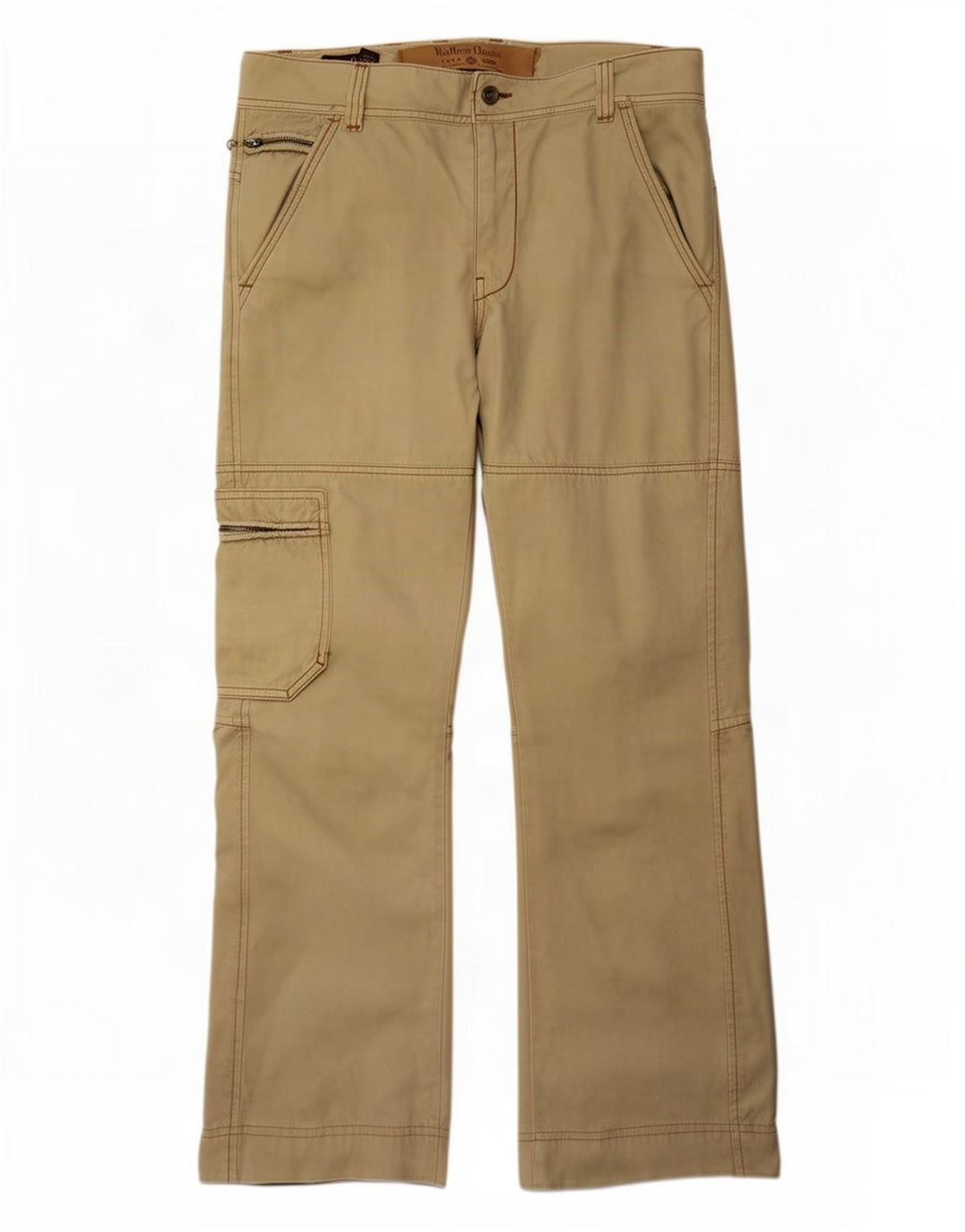 Pantaloni cargo drepti pentru bărbați Marlboro Classics L32 L34 Bumbac kaki