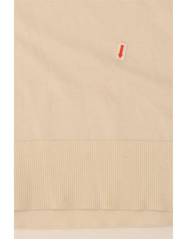 Marks & Spencer Pulover cu gât polo pentru femei UK 12 Medium Off White